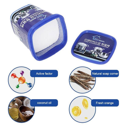 Pâte Nettoyante Multi-Usage pour Ustensiles de Cuisine - Acier Inoxydable